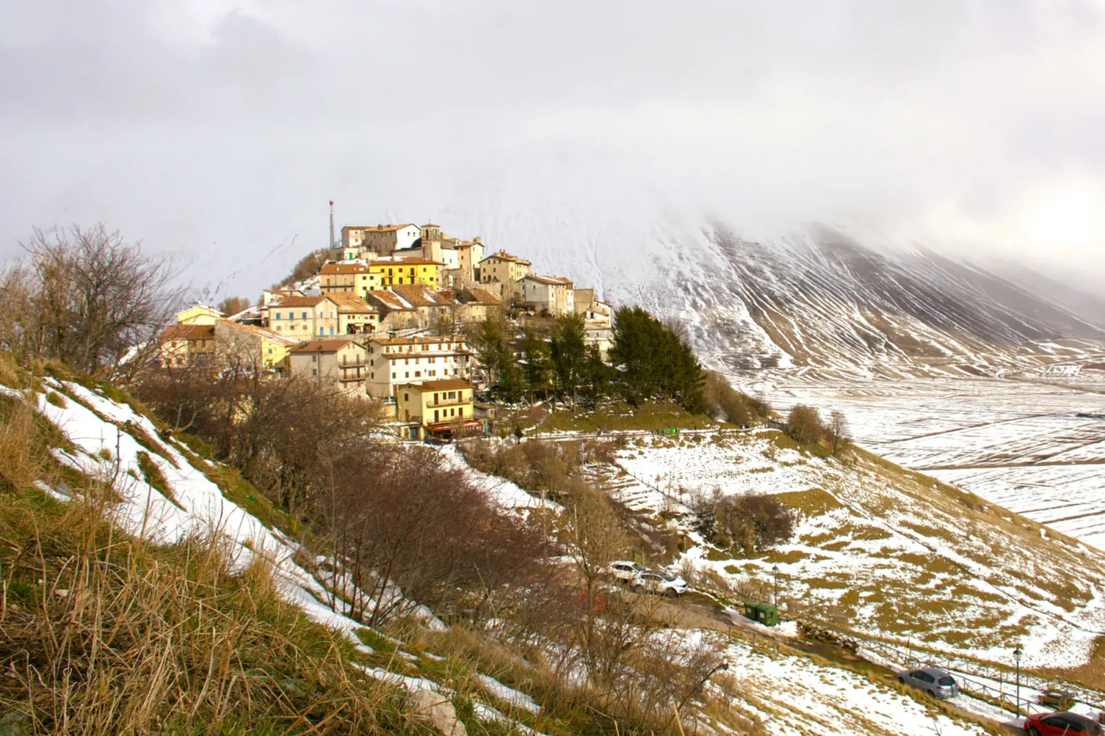 Il borgo di Castelluccio di Norcia